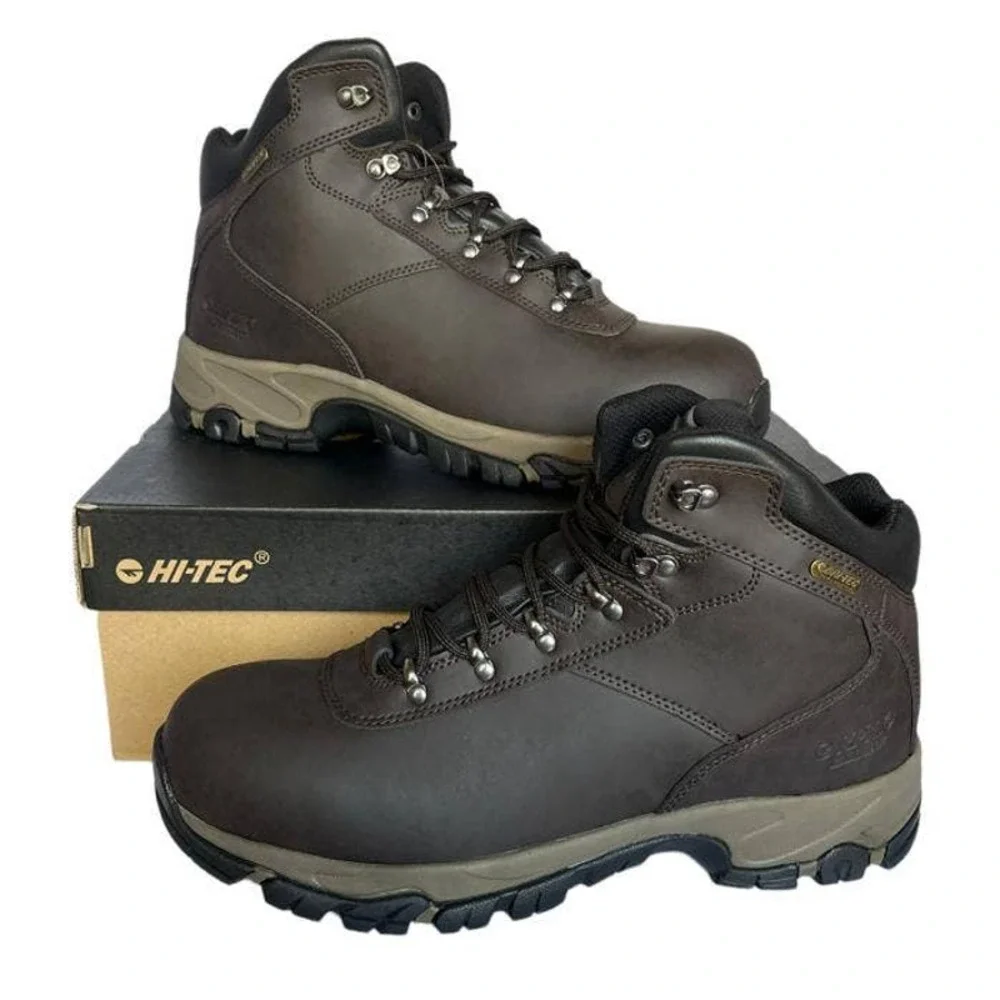 💎✨FALL SALE✨💎 NEW IN BOX Hi Tec ALTITUDE Black Men's Boots - Picture 1 of 6